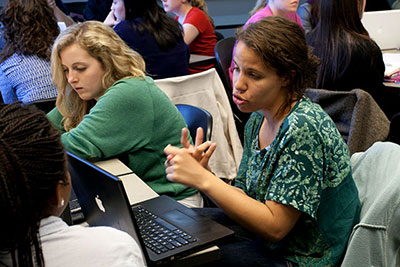 Voices and Faces Project workshop participants at Northwestern University. Photo: Patricia Evans